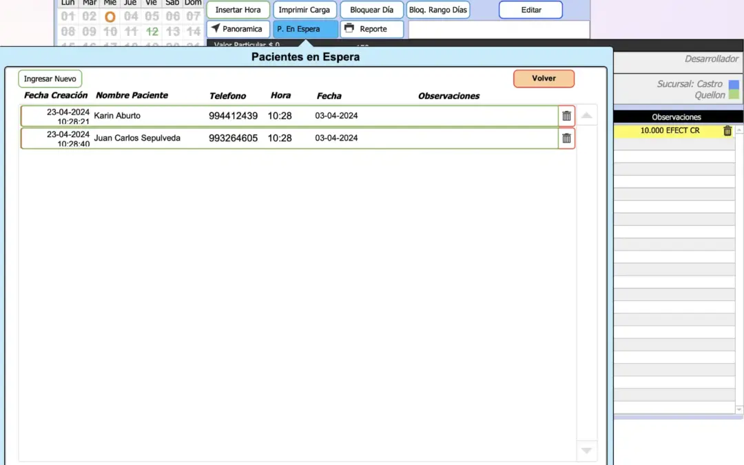 Optimice la gestión de pacientes con nuestra Lista de Espera Personalizable