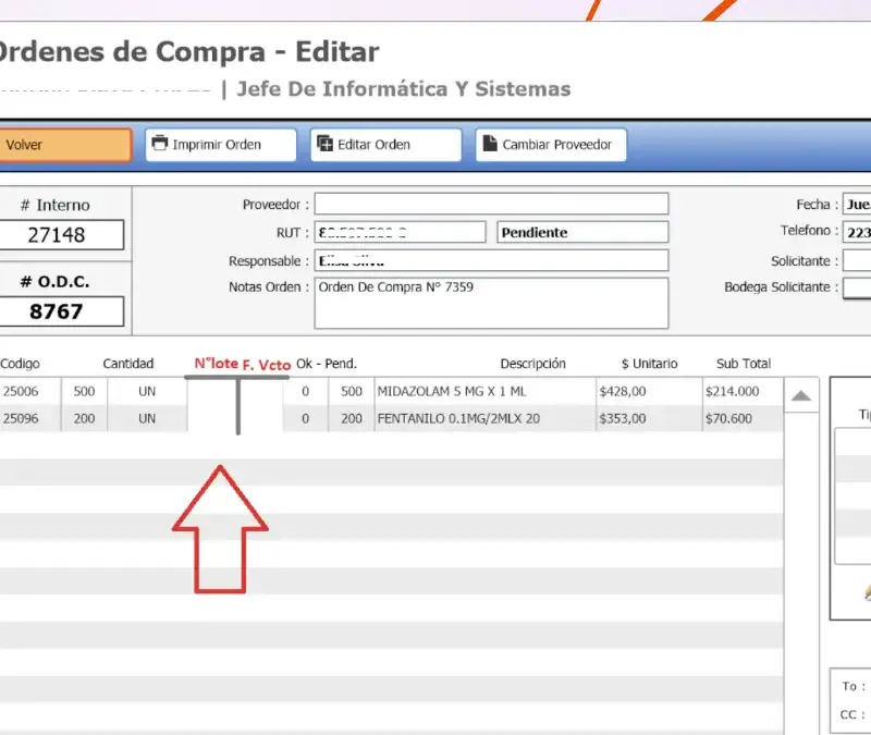 Optimice la gestión de su cadena de suministros con nuestra nueva funcionalidad de Actualizaciones en Abastecimiento y Orden de Compra.
